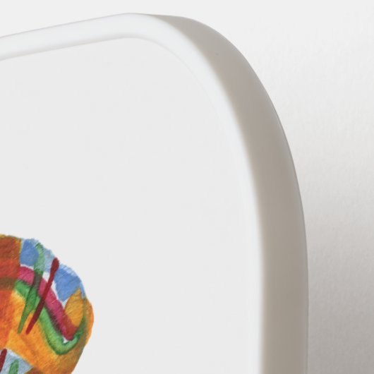 Plaid Bow Nostalgic Personalized Pickleball Paddle (Linke Seite)