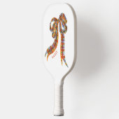 Plaid Bow Nostalgic Personalized Pickleball Paddle (Links)