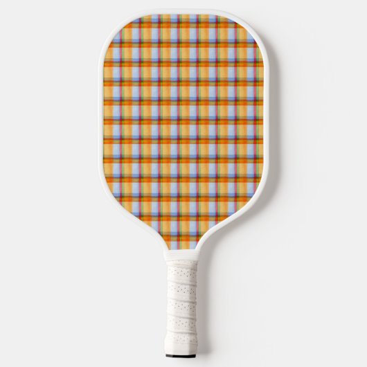 Plaid Bow Nostalgic Personalized Pickleball Paddle (Rückseite)