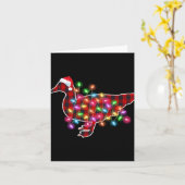 Plaid Buffalo Duck Christmas Pajamas Xmas Lights F Karte (Gelbe Blume)