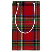 Plaid Elegant Rustic Clan Stewart Tartan Kleine Geschenktüte (Vorderseite)