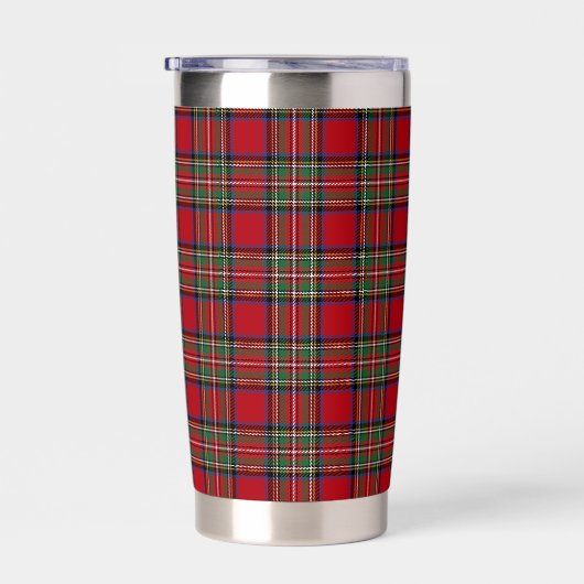 Plaid Elegant Rustic Stewart Tartan Thermobecher (Rechts)