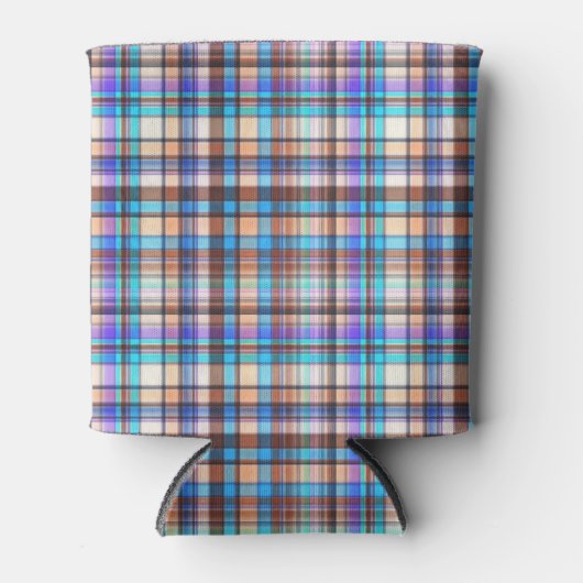Plaid Fabric Checkered Print Pattern-57688 Dosenkühler (Vorderseite)
