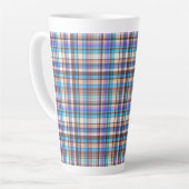 Plaid Fabric Checkered Print Pattern-57688 Milchtasse (Linke Ecke)