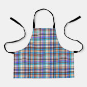 Plaid Fabric Checkered Print Pattern-57688 Schürze (Vorderseite)