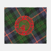 Plaid Fleece Blanket Merry & Bright (Vorderseite (Horizontal))