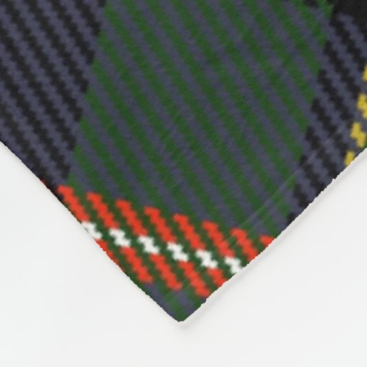 Plaid Fleece Blanket Merry & Bright (Ecke)