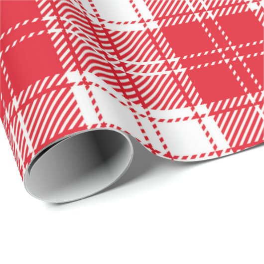 Plaid Geschenkpapier (Rolleneckpunkt)