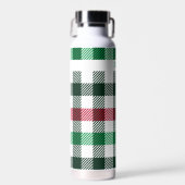 Plaid-Individuelle Name und -Meldung Trinkflasche (Vorne)