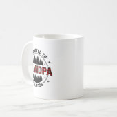 Plaid Lumberjack New Grandpa Promoted To Grandpa E Kaffeetasse (Vorderseite Links)