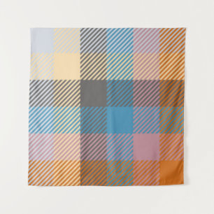 Plaid or tartan vintage abstract, home decor, back wandteppich