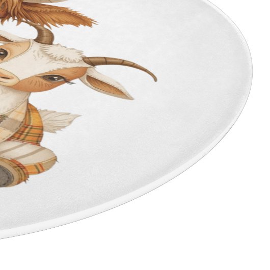 Plaid & Precious Pals Schneidebrett (Ecke)