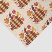Plaid Pumpkin Blessings Seidenpapier (Ausschnitt)