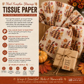 Plaid Pumpkin Blessings Seidenpapier