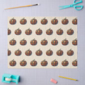 Plaid Pumpkin Halloween Tissue Paper Seidenpapier (Basteln)
