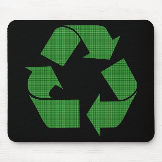 plaid recycle mousepad (Vorne)