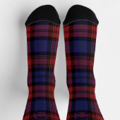 Plaid Rustic Checkered Pattern Tartan Socken (Oben)