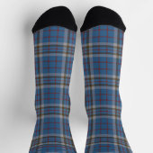 Plaid Rustic Checkered Thompson Tartan Socken (Oben)