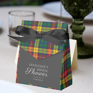 Plaid Rustic Grün Tartan Brautparty Geschenkschachtel