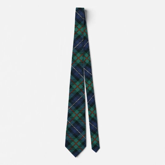 Plaid Rustic Robertson Check Tartan Krawatte (Vorderseite)