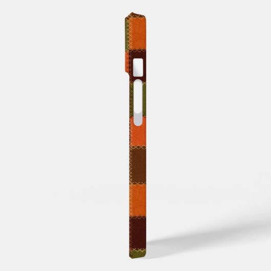 Plaid-style faux patchwork Case-Mate iPhone hülle (Rückseite / Links)