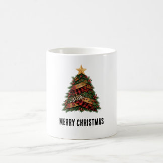 Plaid-Weihnachtsbaum Frohe Weihnachten Kaffeetasse