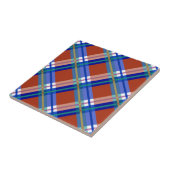 Plaids, Karos, Tartans rot und blau Fliese (Seite)