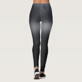 Plain Black Women Leggings –  EverydayComfort (Rückseite)