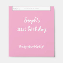 Plain Choc Wrapper - printed pink background