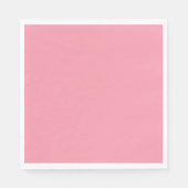 Plain color flamingo soft pink serviette (Vorderseite)