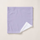 Plain dusty lavender solid color badhandtuch set (Waschlappen)
