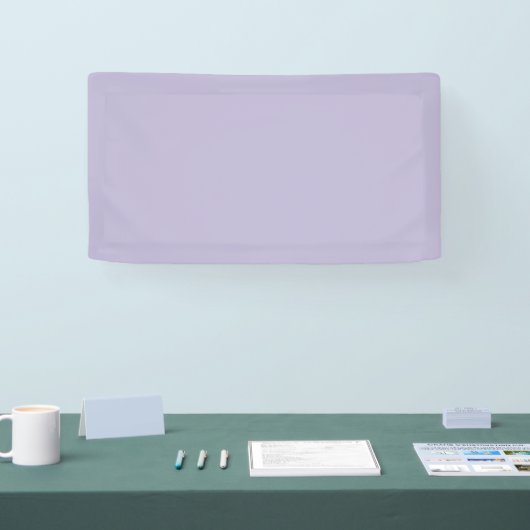 Plain dusty lavender solid color banner (Messe)