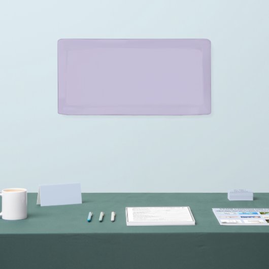 Plain dusty lavender solid color banner (Messe)