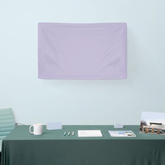 Plain dusty lavender solid color banner (Messe)
