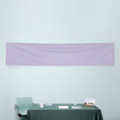 Plain dusty lavender solid color banner (Messeveranstaltung)