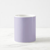 Plain dusty lavender solid color kaffeetasse (Mittel)
