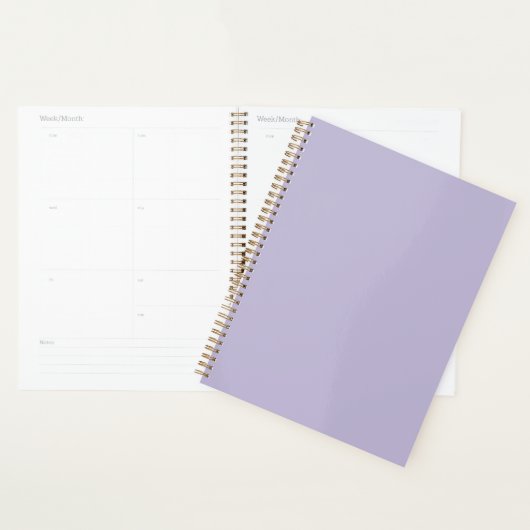 Plain dusty lavender solid color planer (Anzeige)
