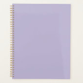 Plain dusty lavender solid color planer (Vorderseite)