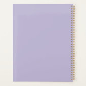 Plain dusty lavender solid color planer (Rückseite)