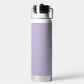 Plain dusty lavender solid color trinkflasche (Hinten)
