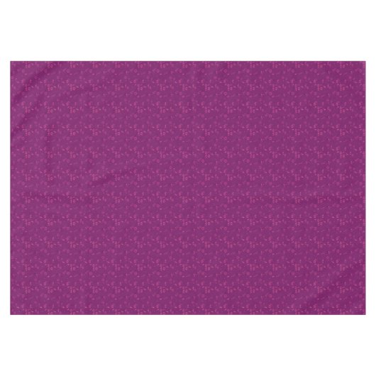 Plain floral pattern retro burgundy tischdecke (Vorderseite (Horizontal))