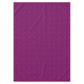 Plain floral pattern retro burgundy tischdecke (Vorderseite)