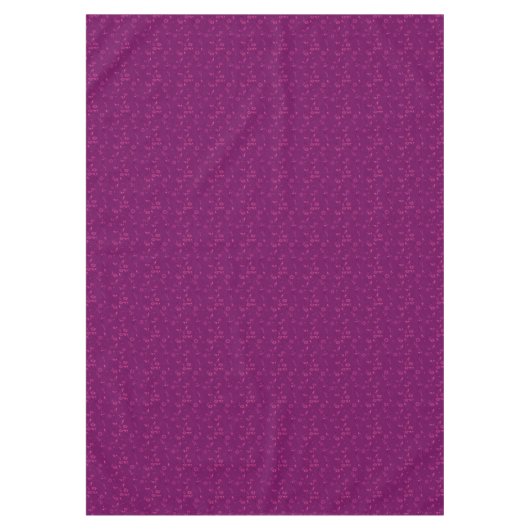 Plain floral pattern retro burgundy tischdecke (Vorderseite)