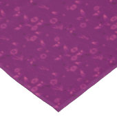 Plain floral pattern retro burgundy tischdecke (Schrägansicht)