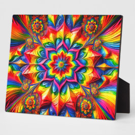 Plain mit LGBTQ Farben Modernes Design Fotoplatte