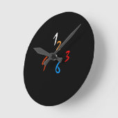 Plain Original Fun >Minimalist wall Clock Runde Wanduhr (Winkel)