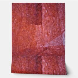 Plain smooth red texture Wallpaper,Zero waste red  Tapete