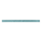 Plain Teal Background Satinband (Vorderseite)