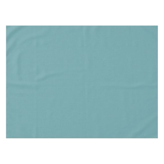 Plain Teal Background Tischdecke (Vorderseite (Horizontal))