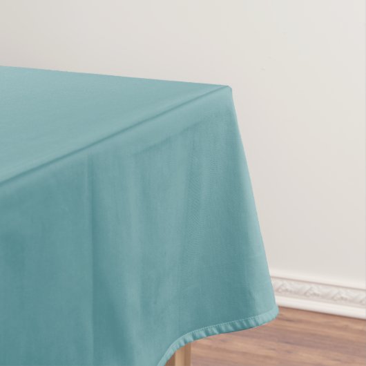 Plain Teal Background Tischdecke (Beispiel)